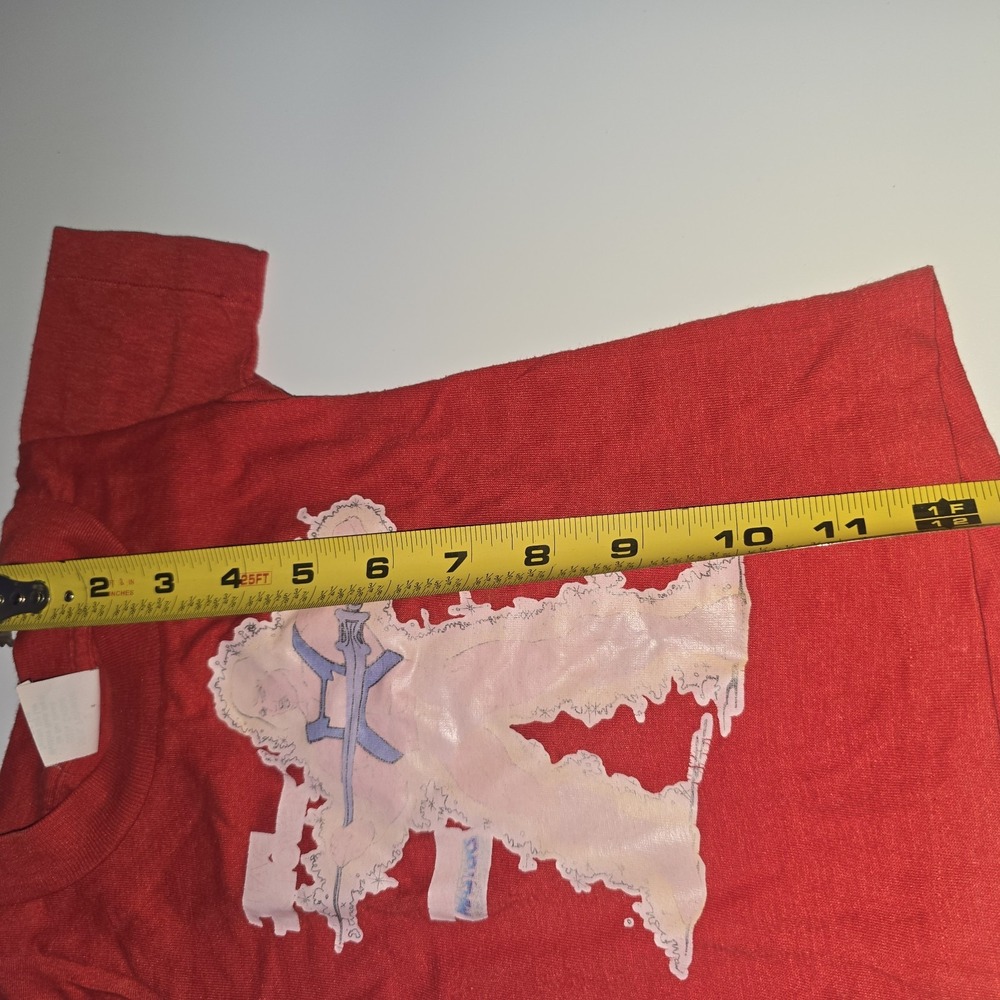 VINTAGE He-Man Master Of The Universe RED T-SHIRT CHILDS size 2 - Picture 7 of 8